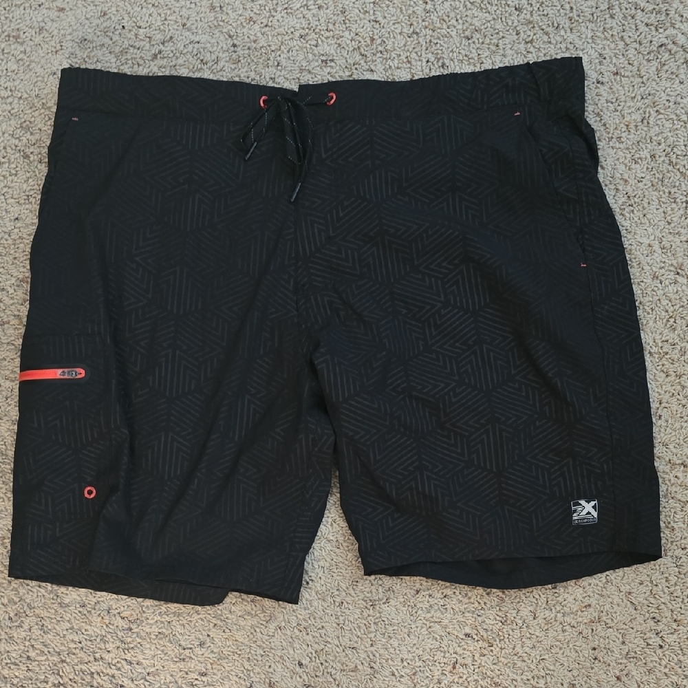 ZeroXposur Black Board Shorts Quick-Drying Swimwear